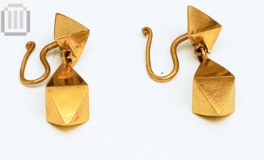 Ζεύγος χρυσών ενωτίων