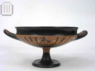 Attic black figure Droop kylix.
