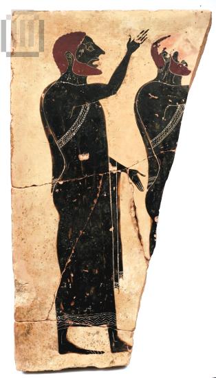 Θραύσμα μελανόμορφου πίνακα