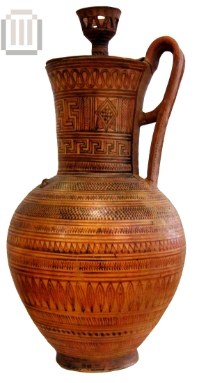 Oinochoe with lid
