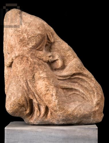 Fragment of a relief plaque depicting an Amazon