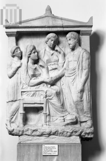 Funerary  stele of  Damasistrate.