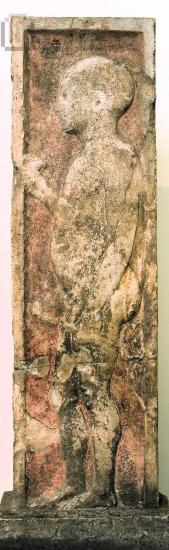 Στήλη με παράσταση παιδιού