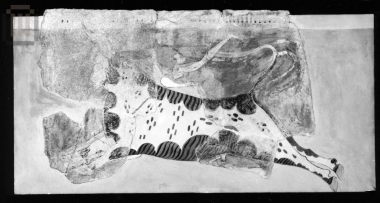 Wallpainting with taurokathapsia scene