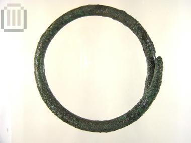 Bracelet with ends in the form of a snake's head