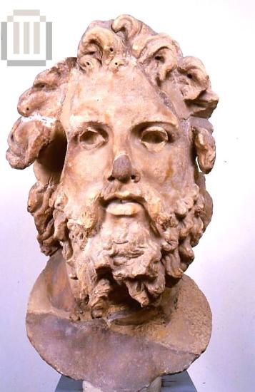 Colossal head of the Titan Anitos.