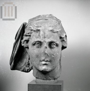 Colossal head of Demeter.
