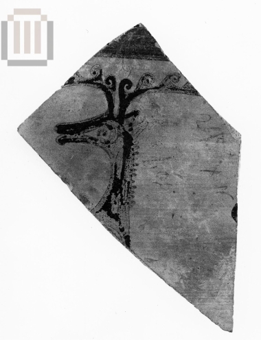 Sherd with depiction of a deer.