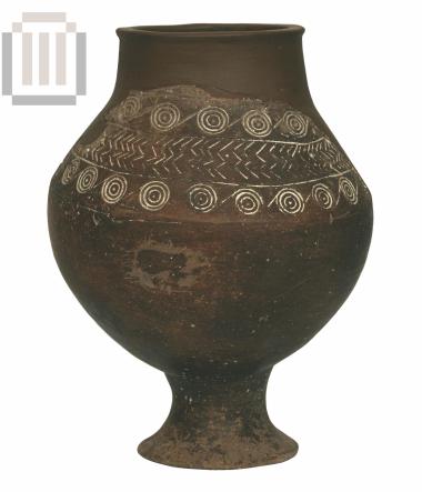 Πήλινο πρωτοκυκλαδικό κρατηρόσχημο αγγείο.