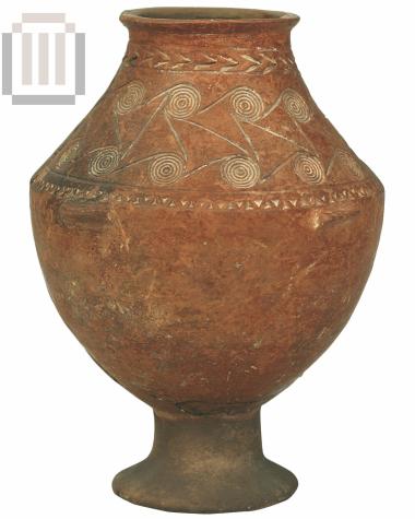 Πήλινο πρωτοκυκλαδικό κρατηρόσχημο αγγείο.