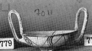 Κάνθαρος μυκηναϊκός με γραπτή διακόσμηση