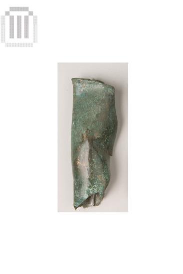 Χάλκινο αναθηματικό ομοίωμα κνημίδας.