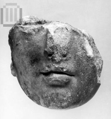 Gorgoneion   from an Athene Kranaia statue.