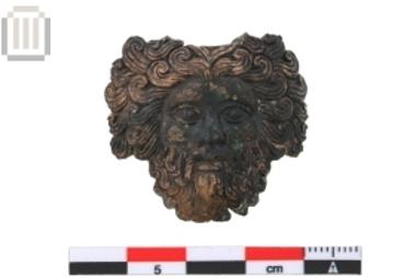 Bronze mask of Silenus