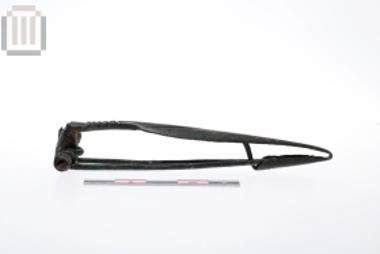 Χάλκινη  φυλλόσχημη πόρπη