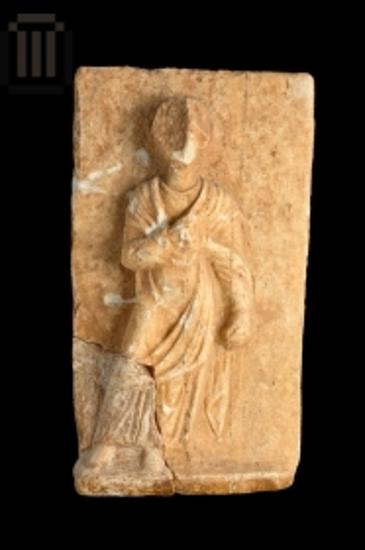 Sepulchral stele with relief decoration of a girl