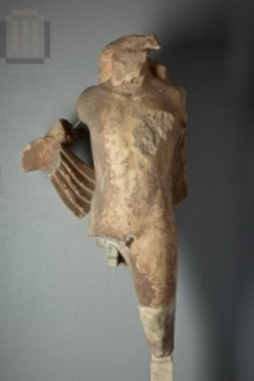 Kouros from the east pediment of the Archaic temple of Apollo