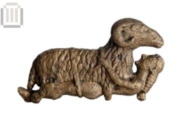 Χάλκινο πλακίδιο με μυθολογική παράσταση