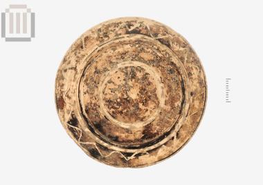 Πώμα μελαμβαφούς πυξίδας από την Ελέα