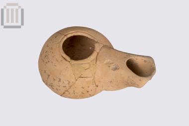 Clay lamp from Dymokastro