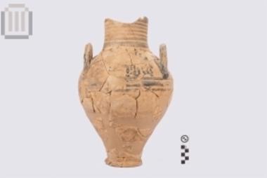 Clay pseudo-cypriotic amphora from Gardiki
