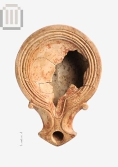 Clay handleless lamp from Mazarakia