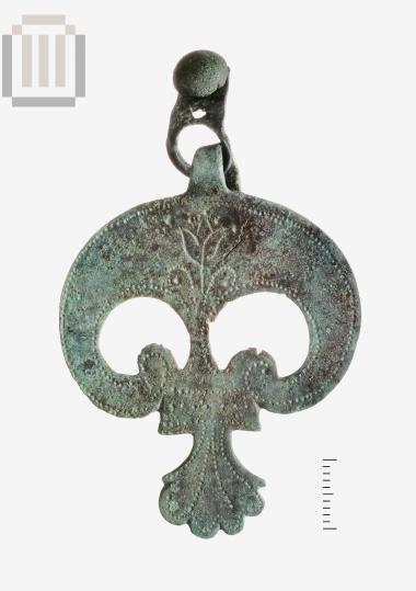 Χάλκινο περίαπτο από τη Μαζαρακιά