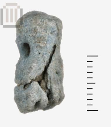 Περίαπτο από υαλόμαζα από τη Μαζαρακιά