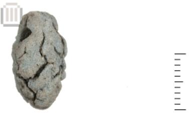 Περίαπτο από υαλόμαζα από τη Μαζαρακιά