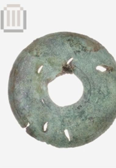 Bronze small disc from Mazarakia