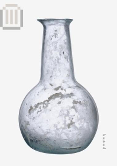 Γυάλινο βολβόσχημο μυροδοχείο από τη Μαζαρακιά