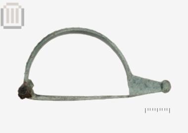 Χάλκινη τοξωτή φίβουλα από τη Μαζαρακιά