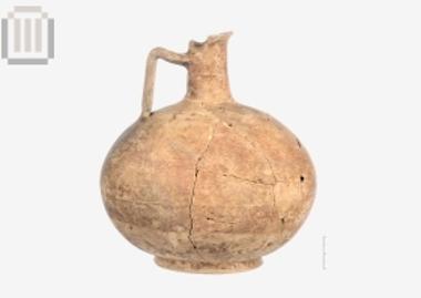 Πήλινη ερυθροβαφής λάγυνος από τη Μαζαρακιά