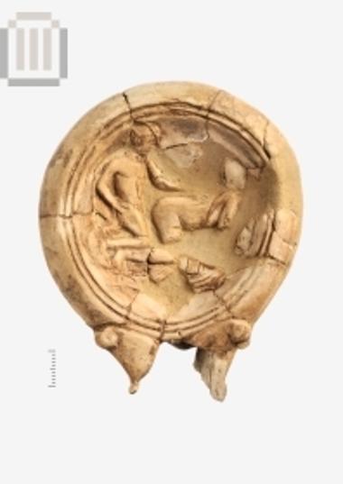 Πήλινος λύχνος από τη Μαζαρακιά