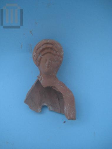 Head of a female figurine