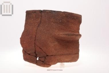 Part of handmade large vase