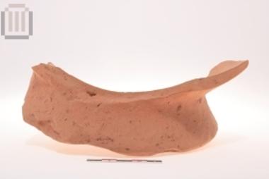 Part of clay vase- sieve