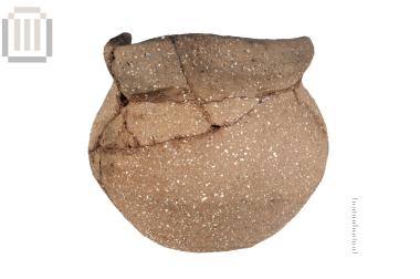 Small clay oinochoe with trefoil mouth from Dymokastro