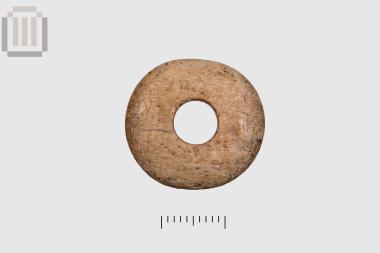 Bone button or beadfrom Dymokastro