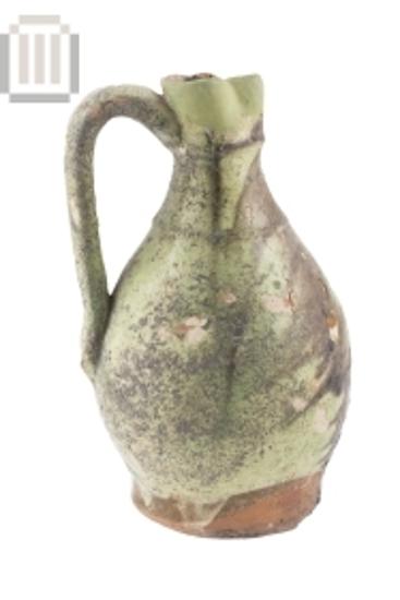 One-handled pitcher with trefoil mouth