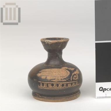 Ερυθρόμορφο πεπλατυσμένο ληκύθιο