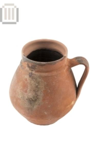 One-handled linquid open vase