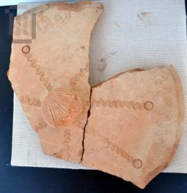 Fragment of pithos cover