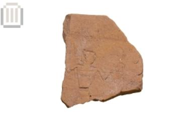 Slab fragment with relief orans figure