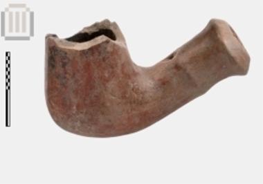 Clay pipe from Doliani
