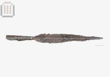 Σιδερένια φυλλόσχημη αιχμή δόρατος από την Ελέα