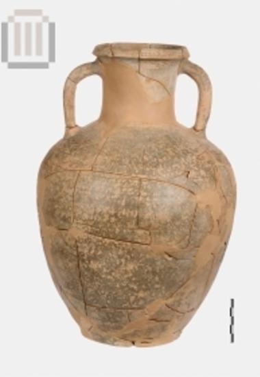 Clay burial amphora from Doliani