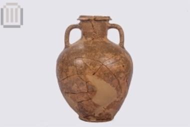 Clay amphora from the Kalamas river dam