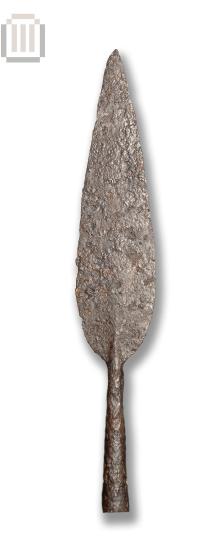 Leaf-shaped spearhead