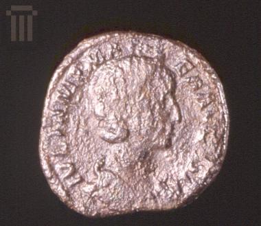 Bronze coin of Julia Mamaea from Ladochori
